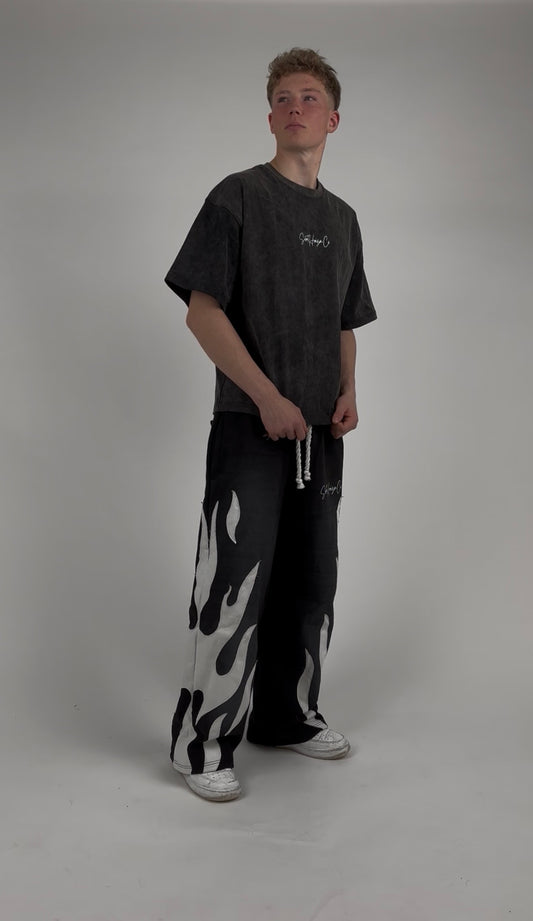 Washed Boxy T-Shirt - Black