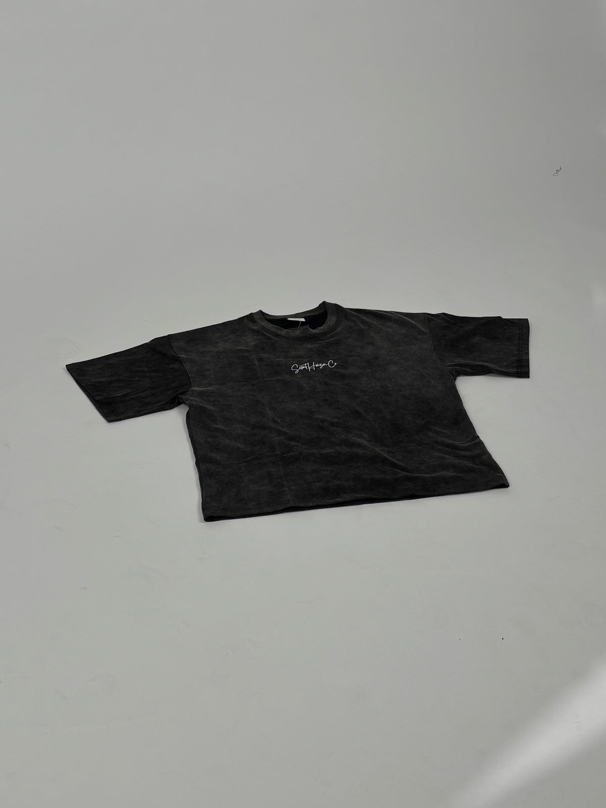 Washed Boxy T-Shirt - Black