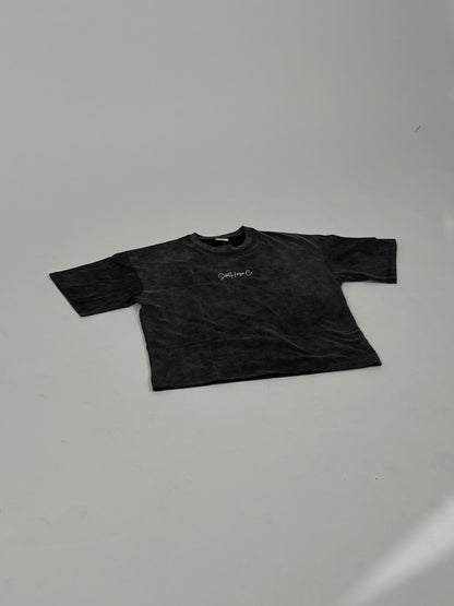 Washed Boxy T-Shirt - Black
